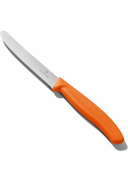 6.7836.L119 Tırtıklı Domates ve Sosis Bıçağı - Turuncu - 11 cm fiyatları