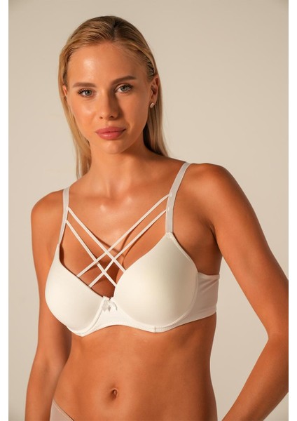 Kadın Çapraz Ipli Balenli Dolgulu / Destekli Sütyen modelleri