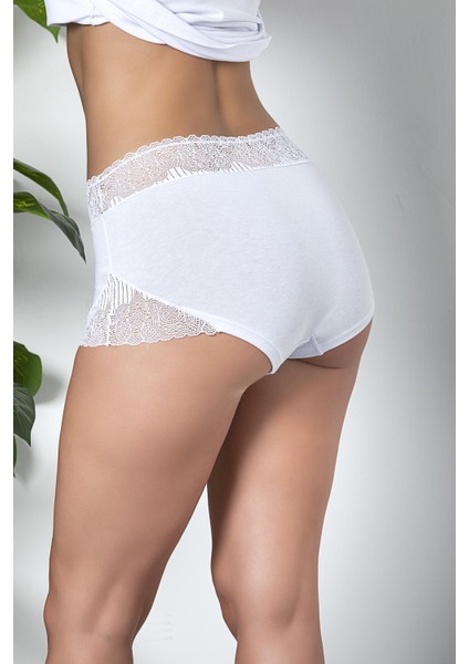 Dantel Detaylı Boxer Beyaz (MGP21783) fiyatları