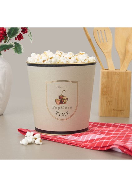 Azura Metal Mısır Kovası - Renkli - 17,5X15 cm