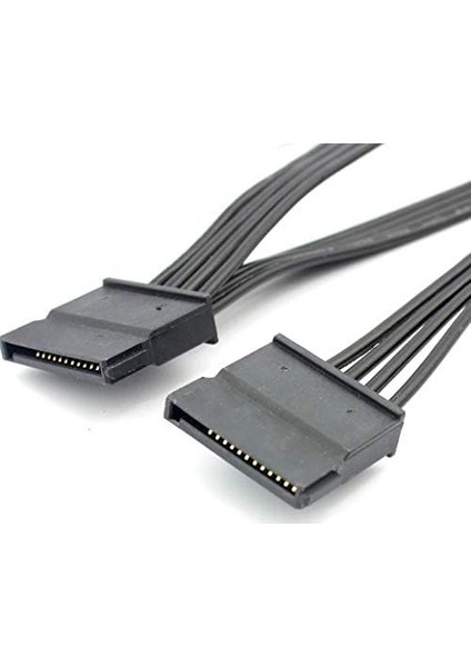 4355 Molex Ide 4 Pin To 5 Port Sata Power HDD Güç Çoklayıcı Kablosu fiyatları