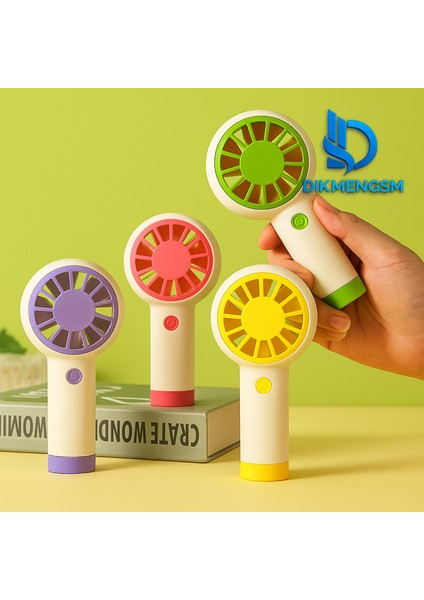 💨 ZB126 Ofis Için Masaüstü USB Şarjlı 3 Kademeli El Fanı | Sessiz, Güçlü ve Taşınabilir Tasarım