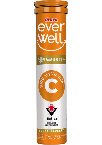Ülker Everwell C Vitamin Aserola Eferv. Tablet 67.5 G
