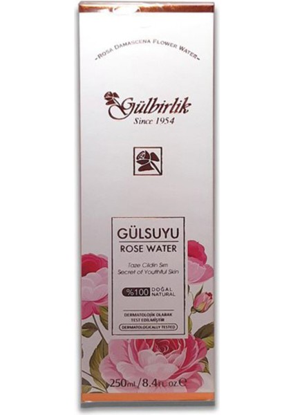 Gülbirlik Gülsuyu %100 Doğal 250 ml