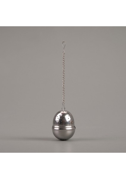 Silindir Bitki Çayı Süzgeci - Gri