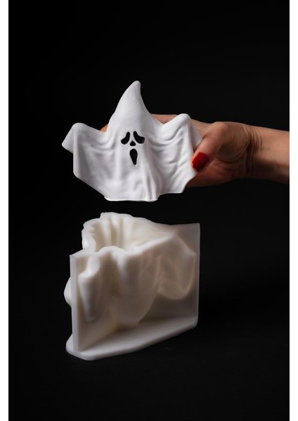 Hayalet 3 Silikon Mum Kalıbı