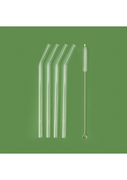 Star 4'lü Cam Pipet ve Temizleme Fırçası - Gri