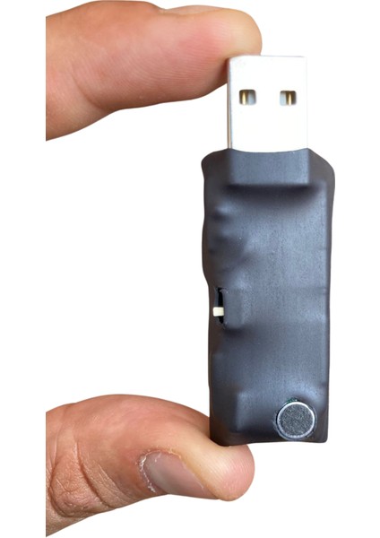 Flash Bellek Görünümlü Mini Ses Kayıt Cihazı 7 Gün Kayıt Süresi