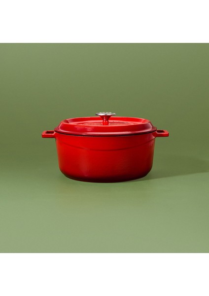 Döküm Tencere - Kırmızı - 28 cm fiyatları