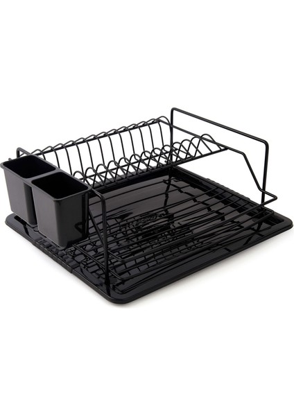 Lüx Tezgah Üstü Tabaklık ve Bardaklık - Siyah modelleri