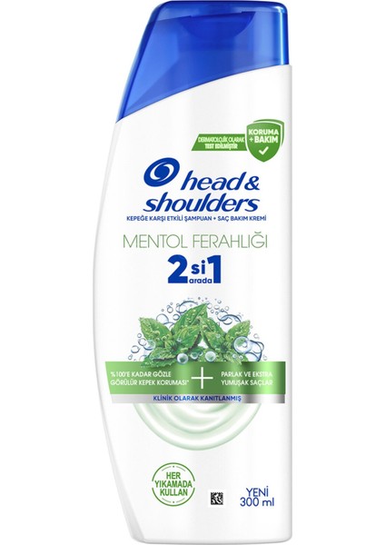 Head Shoulders Mentol Ferahlığı 2in1 Şampuan 300 ml