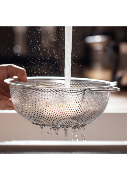 Paslanmaz Çelik Süzgeç - Gri - 20 cm modelleri