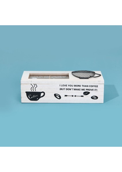 Dekoratif Ahşap Çay Kutusu - Kahverengi - 32,5X12X6,6 cm fiyatları