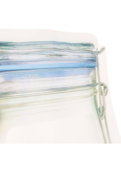 With Love Kavanoz Şekilli Saklama Poşeti - Şeffaf / Renkli modelleri