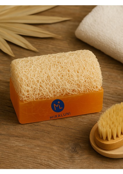 Eşek Sütlü Doğal Lifli Sabun 100 gr | El Yapımı, Nemlendirici, Peeling Etkili