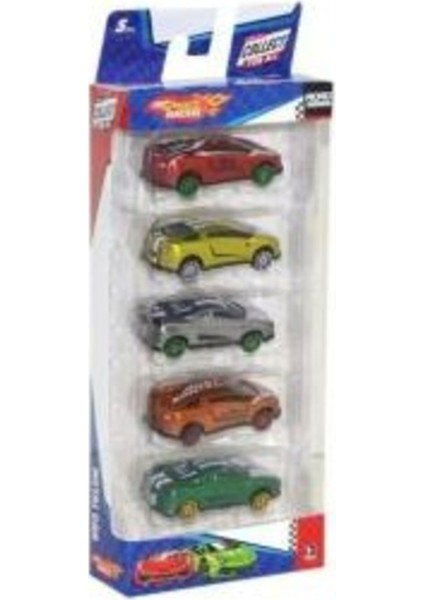 5 Adet Metal Farklı Renk Oyuncak Araba Hem Koleksiyonluk Hem Eğlencelik