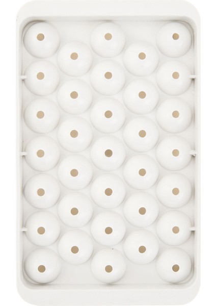 Pumo Küre Buz Kalıbı - Beyaz - 18,5X12 cm