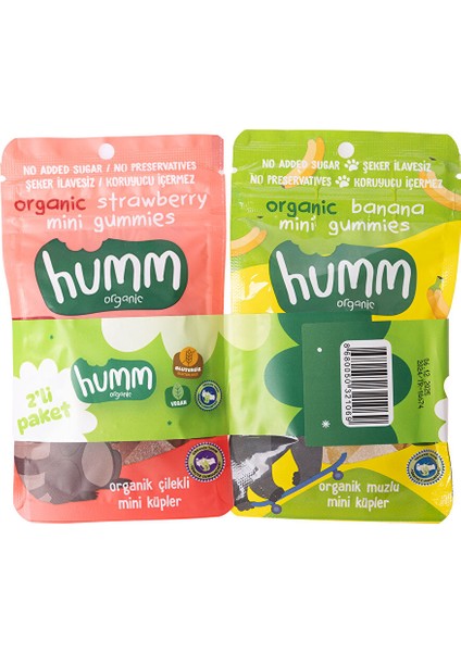 Muzluçilekli Mini Küpler 2X30G