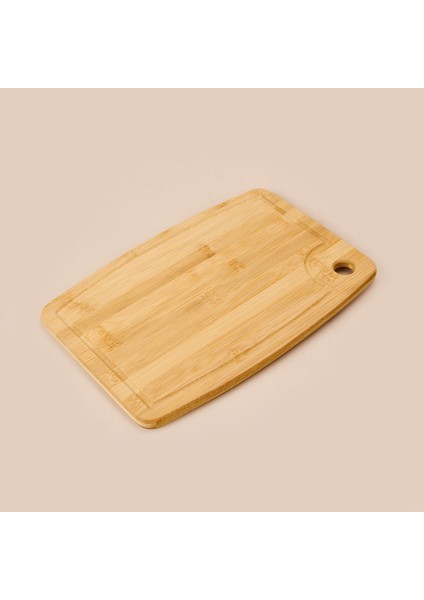 Bambu Kesme Tahtası - Açık Kahverengi - 22X32 cm