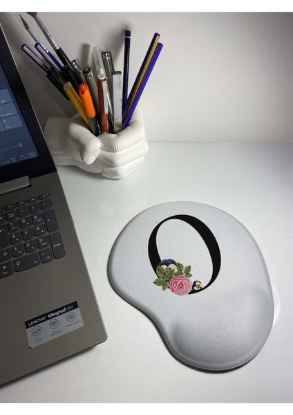 Harf Bakılı Bilek Destekli Mouse Pad