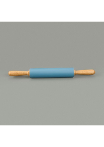 Ahşap Saplı Silikon Merdane - Asorti - 46 cm