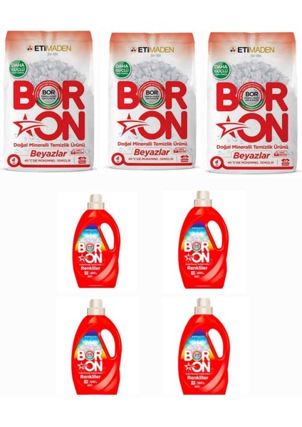 Doğal Çamaşır Deterjanı Renkli ve Beyazlar Için 182 Yıkama Toz ve Sıvı Form.