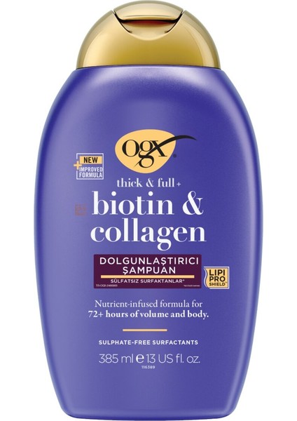 Biotin Collagen Şampuan 385 ml