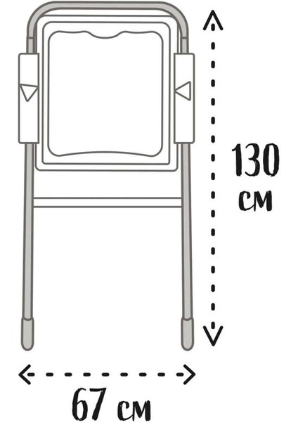 Bfs Smoby Metal Ayaklı Çift Taraflı Manyetik Yazı TAHTASI 7600410207 indirimleri