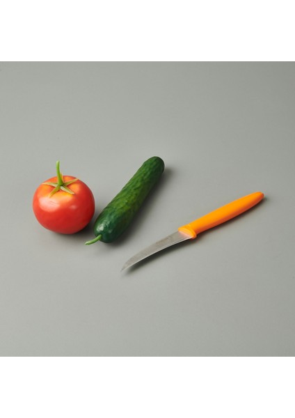 Kıvrık Soyma Bıçağı - Pembe - 9 cm modelleri