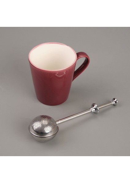 Saplı Bitki Çayı Süzgeci - Gri fiyatları