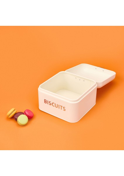 Galvaniz Bisküvi Kutusu - Krem - 3,5 Lt fiyatları