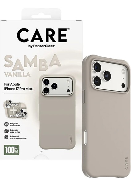 Panzerglass Care Apple iPhone 17 Pro Max Fashionable Case Samba Magsafe Kılıf Vanilya fırsatları