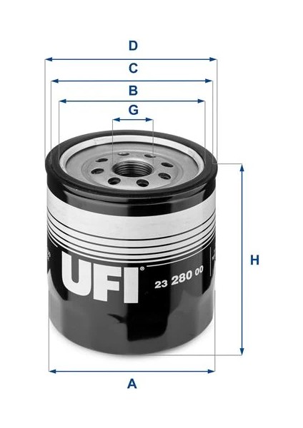 YAĞ FİLTRESİ FIESTA 1.8DI-FOCUS 1.8TDCI-1.8DI/TDDİ-1.8T-CONNECT 2002-2014 1.8TDCI TRANSIT T15-T12 2.5TD 1995-2001 4M5Q6714BA 4M5Q6714B1A 1322152