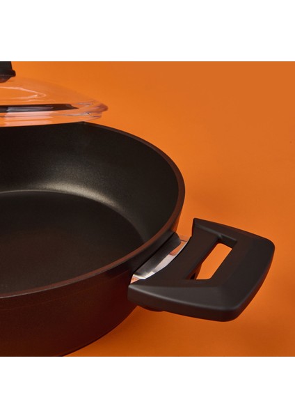 Milas Basık Tencere - Siyah - 26 cm modelleri