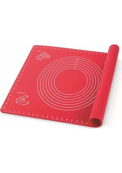 Ölçülü Hamur Matı - Kırmızı - 40X46 cm