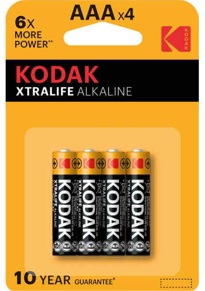 Xtralife Alkalin Ince Pil Blister Aaa 4'lü