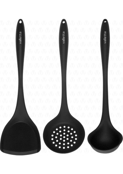 Navas 3'lü Servis Seti - Siyah