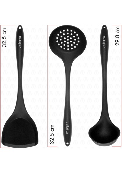 Navas 3'lü Servis Seti - Siyah fiyatları