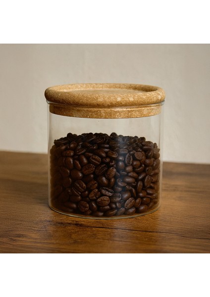 Joseph Cam Kavanoz - Şeffaf / Açık Kahverengi - 800 ml