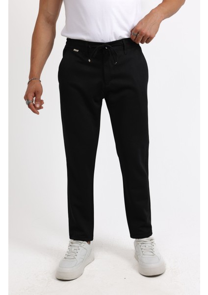 Modern Tarz Desenli Örme Jogger Erkek Pantolon fiyatları