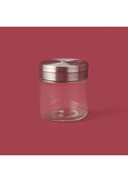 Cam Baharatlık - Gri / Şeffaf - 5,5 cm