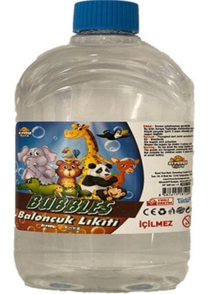 Baloncuk Likidi Baloncuk Sıvısı Tabanca Suyu 500 ml