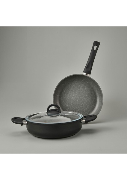 Neo 3 Parça Granit Tencere Seti - Siyah fiyatları