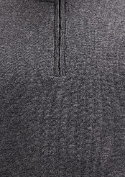 Yün Karışımlı Gri Kazak 0710371-80024