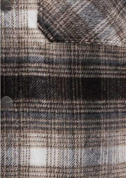 Kareli Kahverengi Ceket 0110745-91228