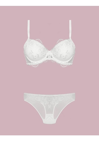 Nurteks 4385 Dantelli Sütyen Takımı