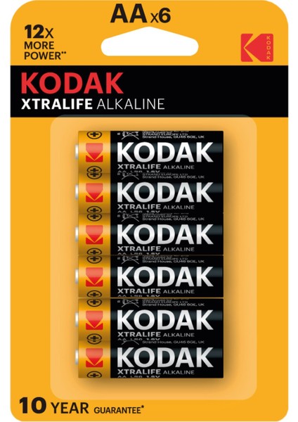 Xtralife Alkalin Kalem Pil Aa 4+2