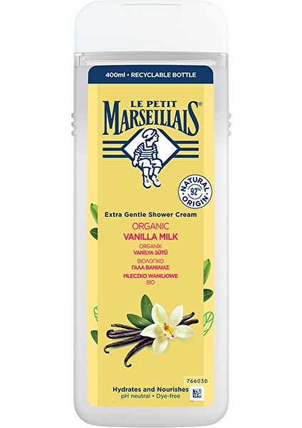 Duş Jeli Vanilya Sütü 400 ml