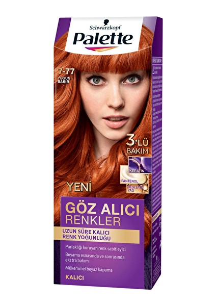 Pnc Palette Saç Boyası Göz Alıcı Renkler 7-77 Copper