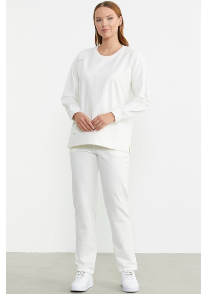 Sementa 76380 Taş Detaylı Sıfır Yaka Eşofman Takım